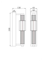  - Настенный светильник (бра) Maytoni MOD308WL-L9GN3K