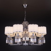  - Подвесная люстра Eurosvet Zaffiro 10099/8 хром/прозрачный хрусталь Strotskis