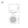 Светильник SP-FOCUS-R140-30W Day White (Arlight, IP20 Металл, 3 года) - Светильник SP-FOCUS-R140-30W Day White (Arlight, IP20 Металл, 3 года)