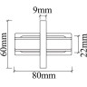 Коннектор прямой Crystal Lux CLT 0.2211 01 WH - Коннектор прямой Crystal Lux CLT 0.2211 01 WH