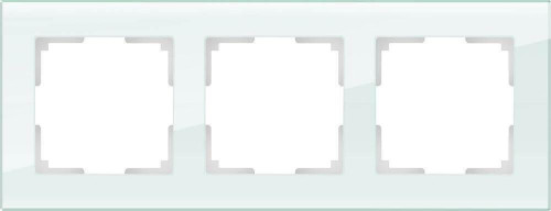 Рамка Werkel Favorit на 3 поста натуральное стекло WL01-Frame-03 4690389060182 