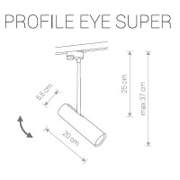  - Трековый светильник Nowodvorski Profile Eye Super 9245