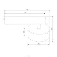  - Светодиодный спот Eurosvet Tint 20126/1 LED черный жемчуг