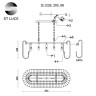 Подвесная люстра ST Luce Grosseto SL1228.203.08 - Подвесная люстра ST Luce Grosseto SL1228.203.08