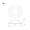 Накладка ART-DECK-CAP-LID2-R65 (SL, STEEL) (Arlight, Металл) - Накладка ART-DECK-CAP-LID2-R65 (SL, STEEL) (Arlight, Металл)
