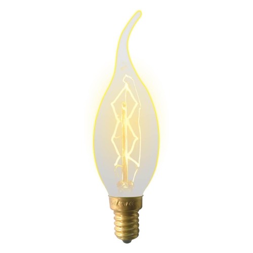 Лампа накаливания Uniel E14 60W золотистая IL-V-CW35-60/GOLDEN/E14 ZW01 UL-00000483 