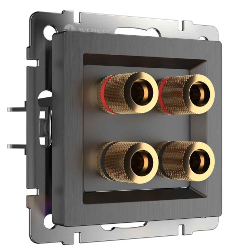 Акустическая розетка Werkel (графит рифленый) W1185004 4690389158698 