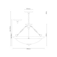  - Подвесной светильник Lucia Tucci Pietra Isola 129.5