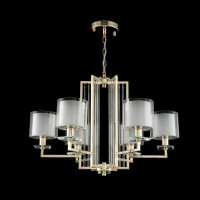  - Подвесная люстра Crystal Lux Nicolas SP-PL6 Gold/White
