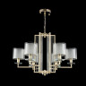 Подвесная люстра Crystal Lux Nicolas SP-PL6 Gold/White - Подвесная люстра Crystal Lux Nicolas SP-PL6 Gold/White