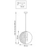 Подвесной светильник Lightstar Fermo 724264 - Подвесной светильник Lightstar Fermo 724264