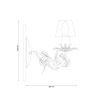 Бра Lucia Tucci Fiori Di Rose W107.1 - Бра Lucia Tucci Fiori Di Rose W107.1