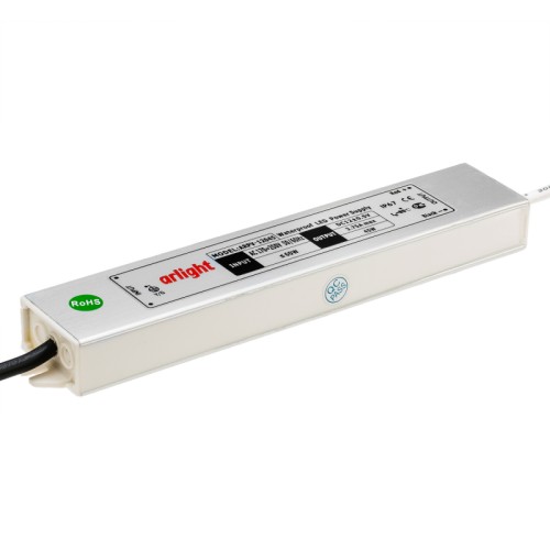 Блок питания ARPV-12045 (12V, 3.75A, 45W) (Arlight, Металл) 