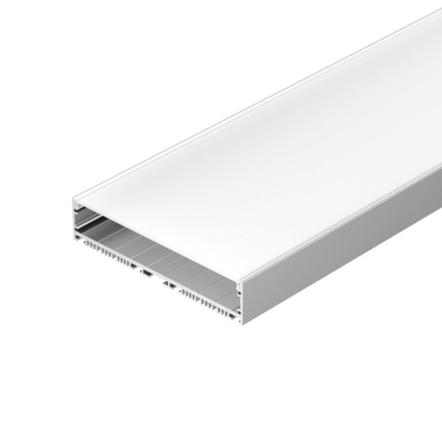 Профиль ARH-POWER-W150-2000 ANOD (Arlight, Алюминий) Алюминиевый анодированный профиль для светодиодных лент и линеек. Габаритные размеры (L×W×H): 2000x153x32 мм. Ширина площадки для ленты 144 мм. Экраны, заглушки и другие аксессуары приобретаются отдельно. Цена за 1 метр.