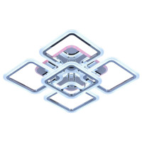  - Потолочная светодиодная люстра Profit Light 8075/4+1 CHR