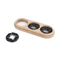  - Рамка Werkel Legend на 3 поста светлый бук W0035224 4690389166587