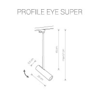  - Трековый светильник Nowodvorski Profile Eye Super 9324