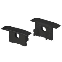  - Заглушка SL-SLIM-H13M-F25 BLACK с отверстием (Arlight, Пластик)