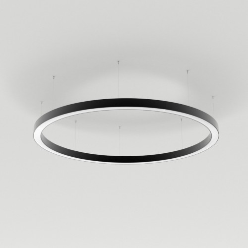 Светильник SP-LINE-HANG-ARC-O3535-D800-65W Day4000 (BLACK, 230V) (Arlight, Металл) Светильник КОЛЬЦО из профиля SL-ARC-3535-D800-A90 BLACK, свечение вниз, цвет Дневной 4000 K блок 031721