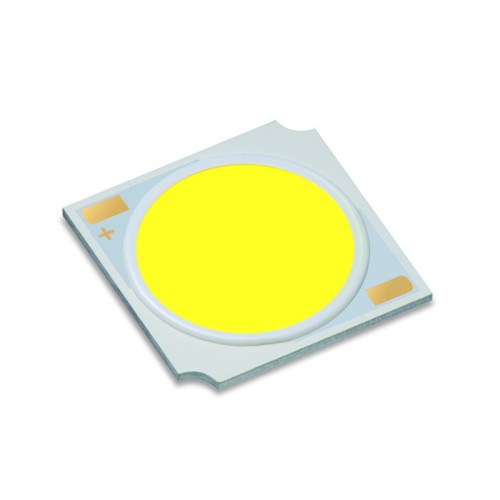 Мощный светодиод ARPL-40W-SAA-1919-Warm2700 (38V, 1050mA) (Arlight, -) Мощный светодиод типа COB, размер 19×19 мм. Чип SANAN 20x35mil. Цвет свечения специальный теплый (2500-2700 K) для освещения продуктов. Угол излучения 120°. Световой поток 3700 лм при If=1050 мА, VF=38 В. P=40 Вт.