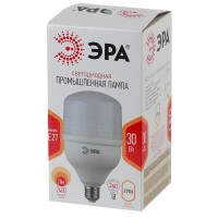  - Лампа светодиодная ЭРА E27 30W 2700K матовая LED POWER T100-30W-2700-E27 Б0027002