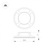 Накладка ART-DECK-CAP-LID4-R65 (SL, STEEL) (Arlight, Металл) - Накладка ART-DECK-CAP-LID4-R65 (SL, STEEL) (Arlight, Металл)