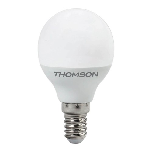 Лампа светодиодная диммируемая Thomson E14 6W 3000K шар матовая TH-B2153 