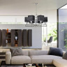 Подвесная люстра Lumien Hall Alessandriya LH1057/6P-NK-BK - Подвесная люстра Lumien Hall Alessandriya LH1057/6P-NK-BK