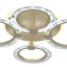 Потолочная люстра Seven Fires Oden SF7052/5C-SGD-BL - Потолочная люстра Seven Fires Oden SF7052/5C-SGD-BL