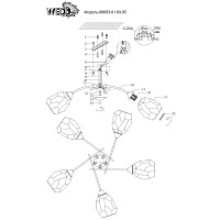  - Потолочная люстра Wedo Light Totgnir 66653.01.03.05