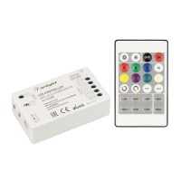  - Контроллер ARL-4022-RGBW White (5-24V, 4x4A, ПДУ 24кн, RF) (Arlight, IP20 Пластик, 3 года)