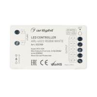  - Контроллер ARL-4022-RGBW White (5-24V, 4x4A, ПДУ 24кн, RF) (Arlight, IP20 Пластик, 3 года)