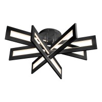  - Потолочный светодиодный светильник iLedex Stalker 9082-R800-X 128W BK