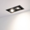 Светильник CL-SIMPLE-S148x80-2x9W Day4000 (BK, 45 deg) (Arlight, IP20 Металл, 3 года) - Светильник CL-SIMPLE-S148x80-2x9W Day4000 (BK, 45 deg) (Arlight, IP20 Металл, 3 года)