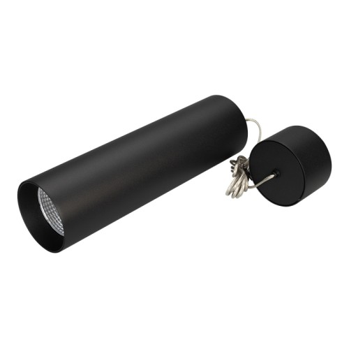 Светильник SP-POLO-HANG-LONG300-R85-15W Day4000 (BK-BK, 40 deg) (Arlight, IP20 Металл, 3 года) Подвесной светильник 15Вт, черный круглый корпус, черная вставка, металл.
Цвет свечения ДНЕВНОЙ 4000K, св.поток 1100лм, CRI(Ra)>80, угол 40°. Размер Ø85x300мм, встроенный драйвер PRI:220-240VAC, SEC:DC 350mA 30-43V 15Вт.