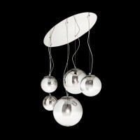  - Подвесная люстра Ideal Lux Mapa Sp5 Cromo Sfumato 140759