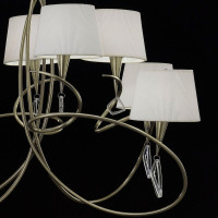  - Подвесная люстра Mantra Mara Antique Brass 1634