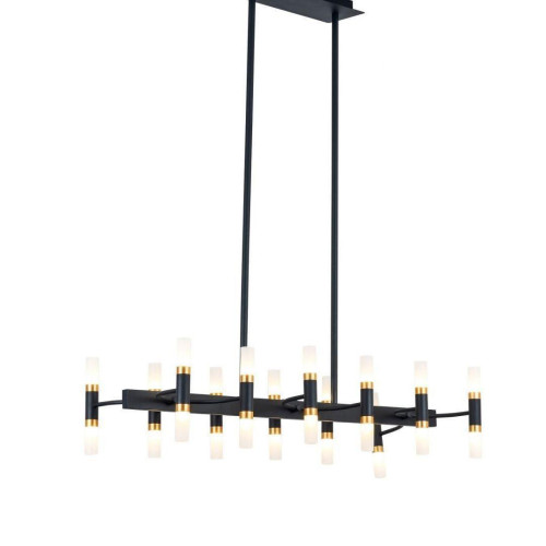 Подвесная люстра Lumina Deco Richmond LDP 6035-24 PR+BK+GD 