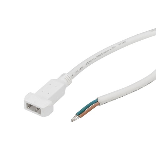 Коннектор для ленты ARL-50000PC (3056, 72 LED/m) (Arlight, Пластик) Герметичный коннектор DC для подключения светодиодных лент ARL-50000PC-220V (3056, 72 LED/m, IP65). к сети 230V. Корпус IP65. Провод 600мм, 2х1мм². Максимальный допустимый ток 3А. Цена за 1шт.