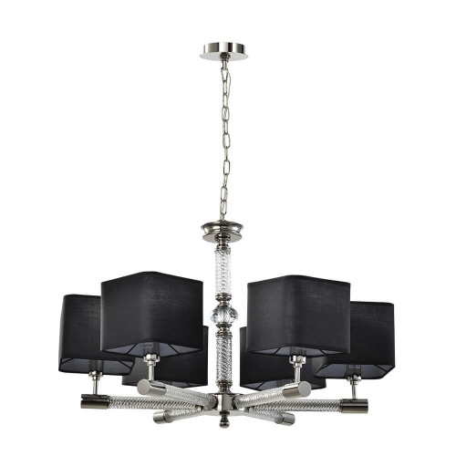 Подвесная люстра Lumien Hall Bolyasko LH1056/6P-NK-BK 