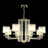 Подвесная люстра Crystal Lux Nicolas SP-PL8 Gold/White - Подвесная люстра Crystal Lux Nicolas SP-PL8 Gold/White
