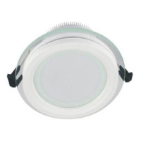  - Встраиваемый светодиодный светильник Lumina Deco Saleto LDC 8097-ROUND-GL-6WSMD-D100 WT