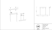  - Подвесной светильник Technical P010PL-L23W