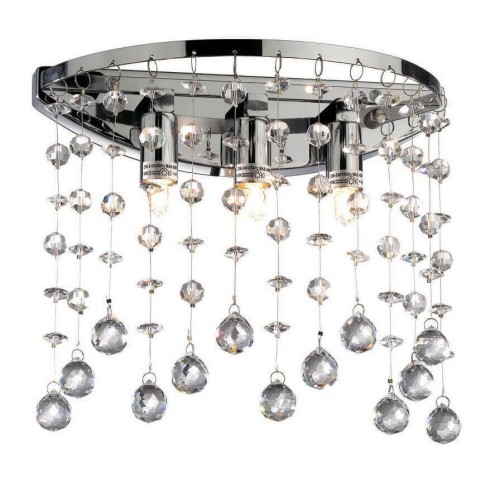 Настенный светильник Ideal Lux Moonlight AP3 Cromo 077833 