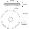 Потолочный светодиодный светильник Citilux Старлайт Смарт CL703A105G - Потолочный светодиодный светильник Citilux Старлайт Смарт CL703A105G
