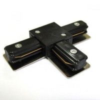 Соединитель для шинопроводов T-образный Horoz черный 096-001-0004
