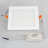  - Светильник DL-172x172M-15W Warm White (Arlight, IP40 Металл, 3 года)