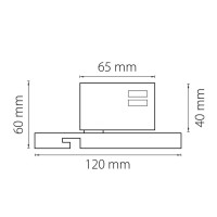  - Адаптер для шинопровода Lightstar Asta 594066