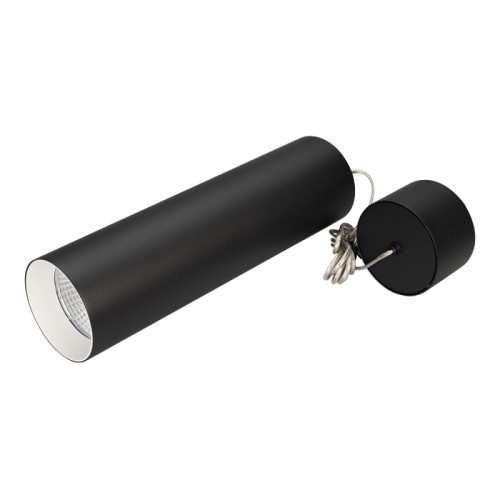 Светильник SP-POLO-HANG-LONG300-R85-15W Day4000 (BK-WH, 40 deg) (Arlight, IP20 Металл, 3 года) Подвесной светильник 15Вт, черный круглый корпус, белая вставка, металл.
Цвет свечения ДНЕВНОЙ 4000K, св.поток 1100лм, CRI(Ra)>80, угол 40°. Размер Ø85x300мм, встроенный драйвер PRI:220-240VAC, SEC:DC 350mA 30-43V 15Вт.
