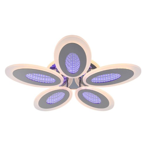 Потолочная светодиодная люстра Profit Light 8091/5 CHR 